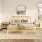 Fauteuil d'appoint moderne, mélange beige+jaune / gris, revêtement en tissu, pieds en bouleau, pièce unique