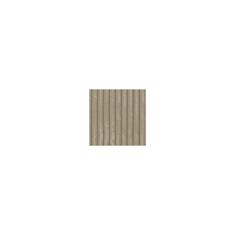 Causeuse décontractée en velours côtelé noir/beige/bleu avec sommier tapissier, 2 places