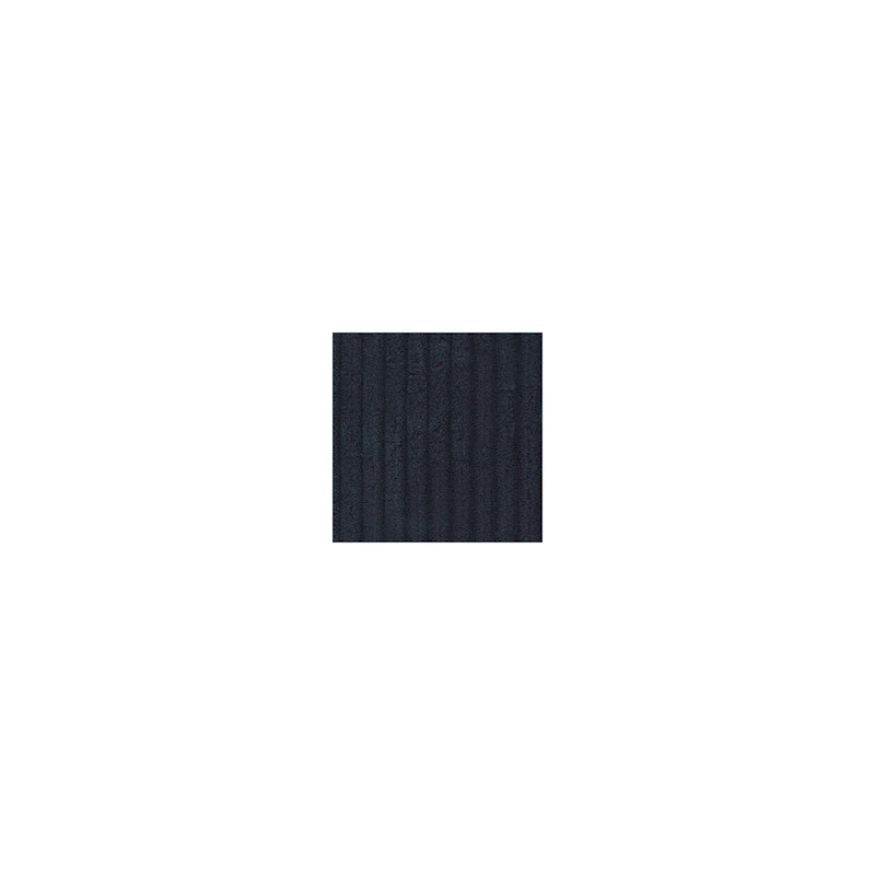 Causeuse décontractée en velours côtelé noir/beige/bleu avec sommier tapissier, 2 places