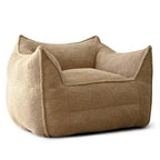 Pouf Canapé Boucle Crème — Simple / Deux Places / Ottoman