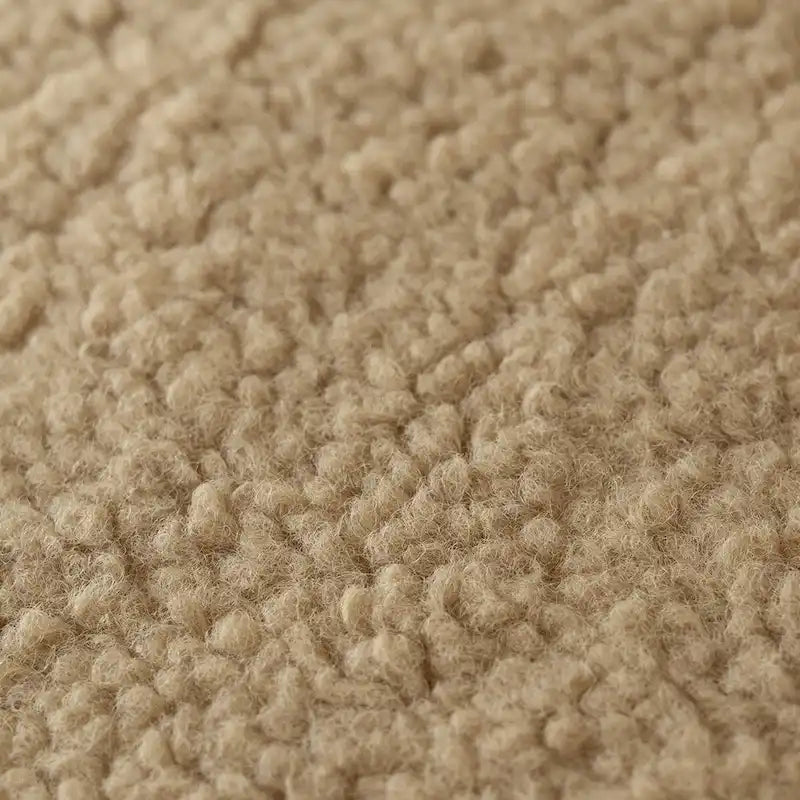 Pouf Canapé Boucle Crème — Simple / Deux Places / Ottoman