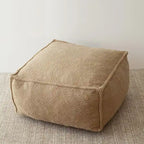 Pouf Canapé Boucle Crème — Simple / Deux Places / Ottoman