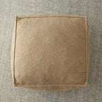 Pouf Canapé Boucle Crème — Simple / Deux Places / Ottoman