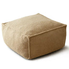 Pouf Canapé Boucle Crème — Simple / Deux Places / Ottoman