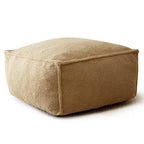 Pouf Canapé Boucle Crème — Simple / Deux Places / Ottoman