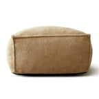 Pouf Canapé Boucle Crème — Simple / Deux Places / Ottoman