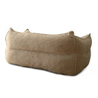 Pouf Canapé Boucle Crème — Simple / Deux Places / Ottoman