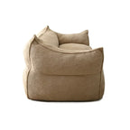 Pouf Canapé Boucle Crème — Simple / Deux Places / Ottoman