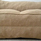 Pouf Canapé Boucle Crème — Simple / Deux Places / Ottoman