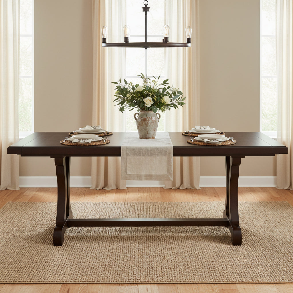 Madison Park Garett Rectangle Extension Dining Table