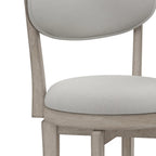 Tabouret de comptoir pivotant moderne du milieu du siècle, noir/gris ardoise, assise et dossier rembourrés, simple