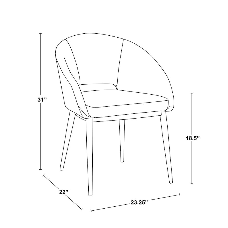 Chaise de salle à manger contemporaine en forme de tonneau, crème / velours bleu / argenté / similicuir blanc, pieds en cuivre, vendue à l'unité