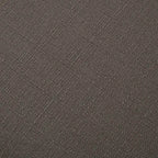 Repose-pieds ovale touffeté en tissu bleu / crème / gris, simple