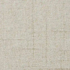 Fauteuil d'appoint déhoussable de transition avec accoudoirs droits et jupe de base, couleur ivoire/crème/taupe/bleu clair, un seul
