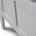 Banc de rangement contemporain en bois massif pour entrée avec couvercle à charnière, 2 places — Plusieurs couleurs