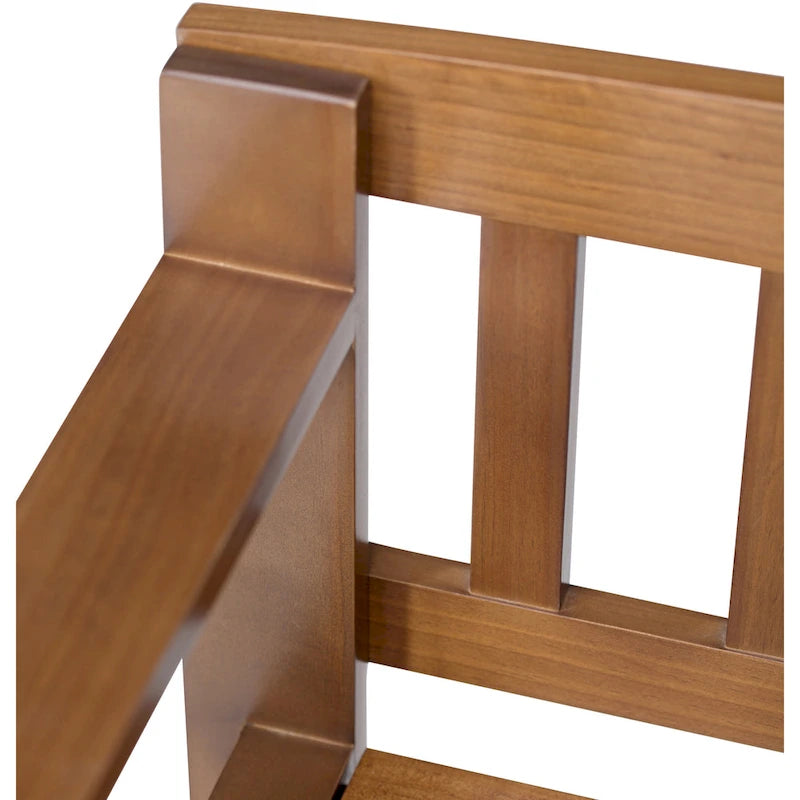Banc de rangement contemporain en bois massif pour entrée avec couvercle à charnière, 2 places — Plusieurs couleurs