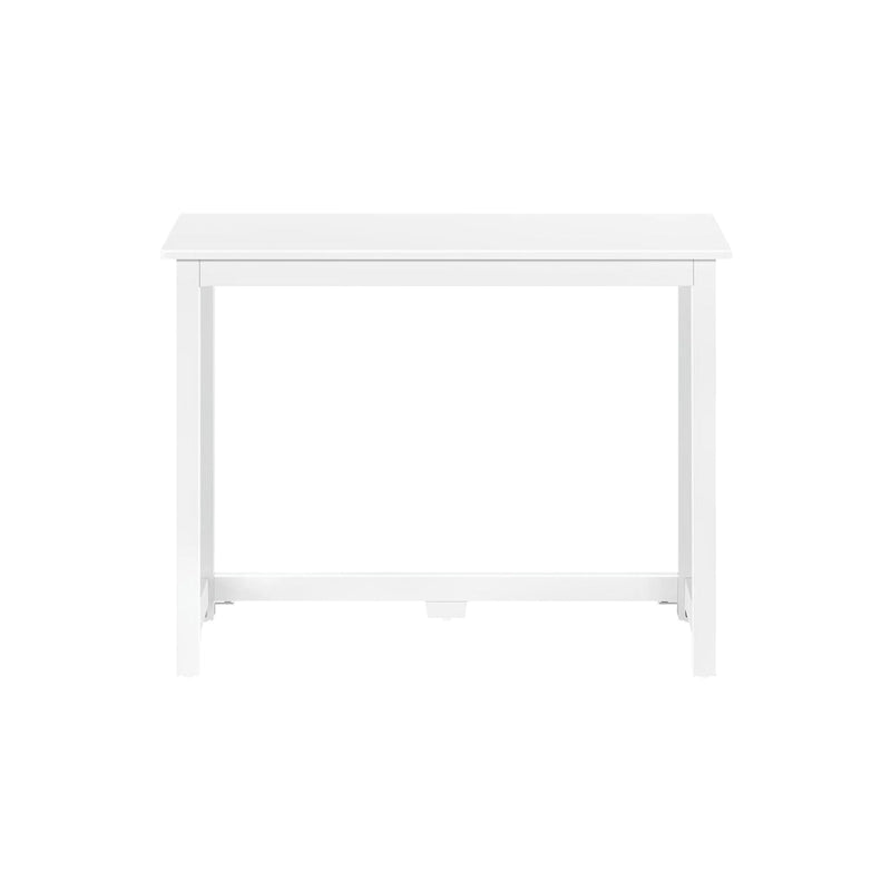 Bureau moderne, gris / bleu / blanc / naturel / argile, pieds en bois massif, simple