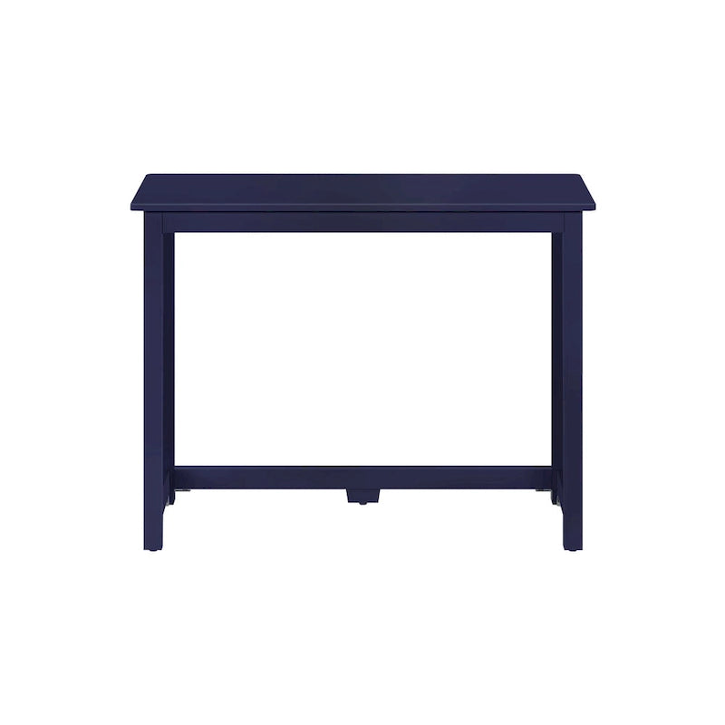 Bureau moderne, gris / bleu / blanc / naturel / argile, pieds en bois massif, simple