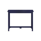 Bureau moderne, gris / bleu / blanc / naturel / argile, pieds en bois massif, simple