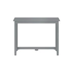 Bureau moderne, gris / bleu / blanc / naturel / argile, pieds en bois massif, simple