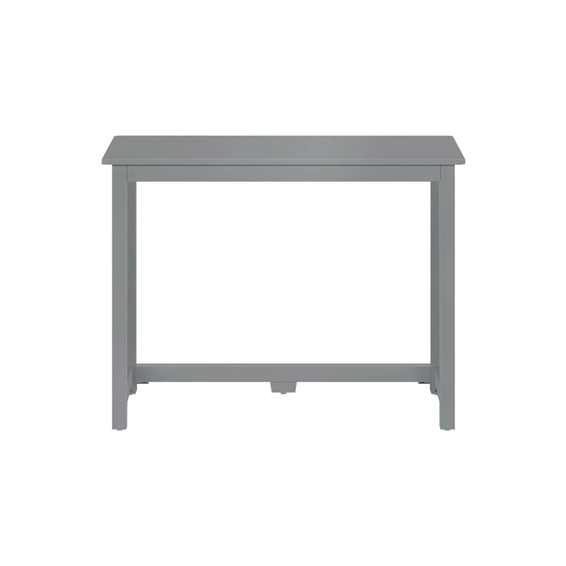 Bureau moderne, gris / bleu / blanc / naturel / argile, pieds en bois massif, simple