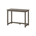 Bureau moderne, gris / bleu / blanc / naturel / argile, pieds en bois massif, simple