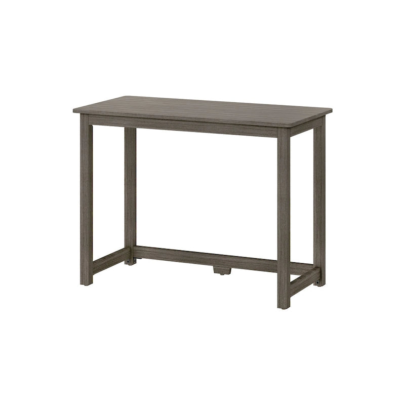 Bureau moderne, gris / bleu / blanc / naturel / argile, pieds en bois massif, simple