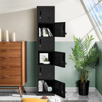 Cabinet de rangement d'appoint contemporain avec 3 tiroirs, chêne/blanc, avec cadre en acier, entièrement assemblé