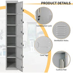 Cabinet de rangement d'appoint contemporain avec 3 tiroirs, chêne/blanc, avec cadre en acier, entièrement assemblé
