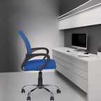 Chaise de bureau ergonomique en maille, Noir / Blanc / Gris / Bleu / Marron, Réglable, Individuel