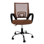 Chaise de bureau ergonomique en maille, Noir / Blanc / Gris / Bleu / Marron, Réglable, Individuel