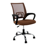 Chaise de bureau ergonomique en maille, Noir / Blanc / Gris / Bleu / Marron, Réglable, Individuel