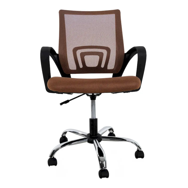 Chaise de bureau ergonomique en maille, Noir / Blanc / Gris / Bleu / Marron, Réglable, Individuel
