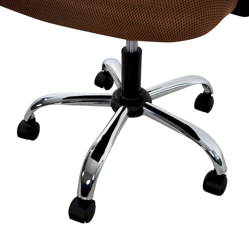 Chaise de bureau ergonomique en maille, Noir / Blanc / Gris / Bleu / Marron, Réglable, Individuel