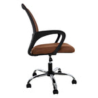 Chaise de bureau ergonomique en maille, Noir / Blanc / Gris / Bleu / Marron, Réglable, Individuel