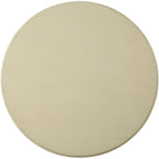 Table d'appoint piédestal ronde traditionnelle en bois avec plateau blanc antique et base sphérique