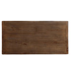 Table de salle à manger rustique hauteur comptoir, Chêne rustique, Bois massif, 4 à 6 places