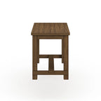 Table de salle à manger rustique hauteur comptoir, Chêne rustique, Bois massif, 4 à 6 places