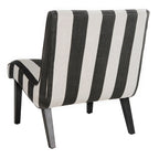 Fauteuil d'appoint rembourré Forest Green / Noir et Blanc / Pois de Senteur de style Mid-Century avec pieds en bois de bouleau, simple