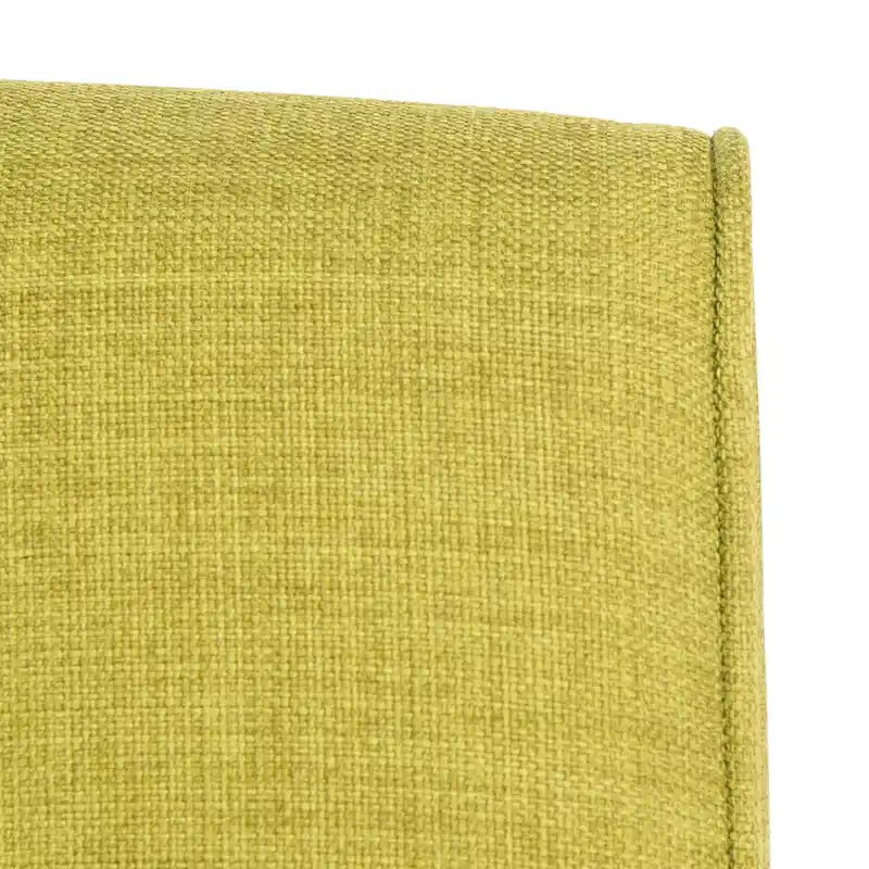 Fauteuil d'appoint rembourré Forest Green / Noir et Blanc / Pois de Senteur de style Mid-Century avec pieds en bois de bouleau, simple