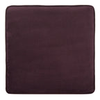 Banc ottoman en lin en forme de X avec bordure cloutée, simple — Taupe / Rose poudré / Prune / Gris / Bleu / Crème / Jaune