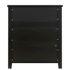 Commode de style rétro, noire/bleue, cadre en bois de bouleau, 4 ou 6 tiroirs