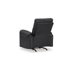 Fauteuil inclinable motorisé traditionnel en micro-chenille de couleur gravier/cendres/carbone avec port USB, une place