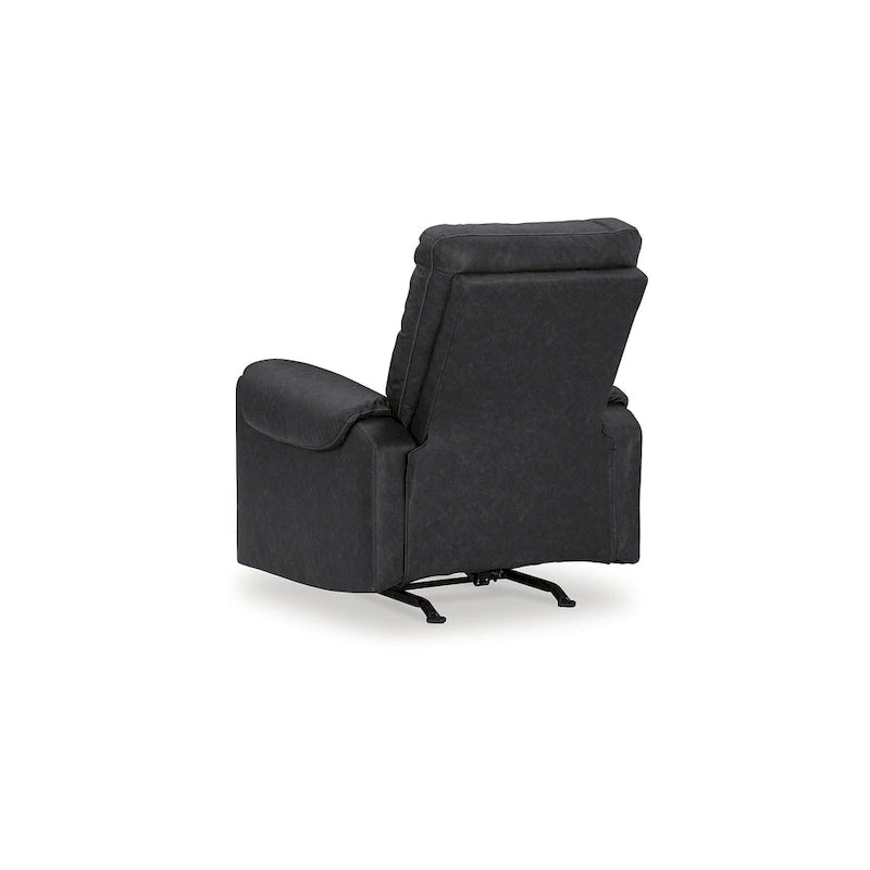 Fauteuil inclinable motorisé traditionnel en micro-chenille de couleur gravier/cendres/carbone avec port USB, une place