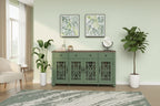 63 Vintage Style Kitchen Accent Buffet Sideboard Cabinet w/ Drawers - 63 in Width