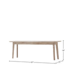 Banc en bois d'acacia gris et marron clair avec texture brossée en acier, 2-3 places