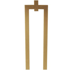 Table d'appoint ronde en marbre blanc avec support en métal doré