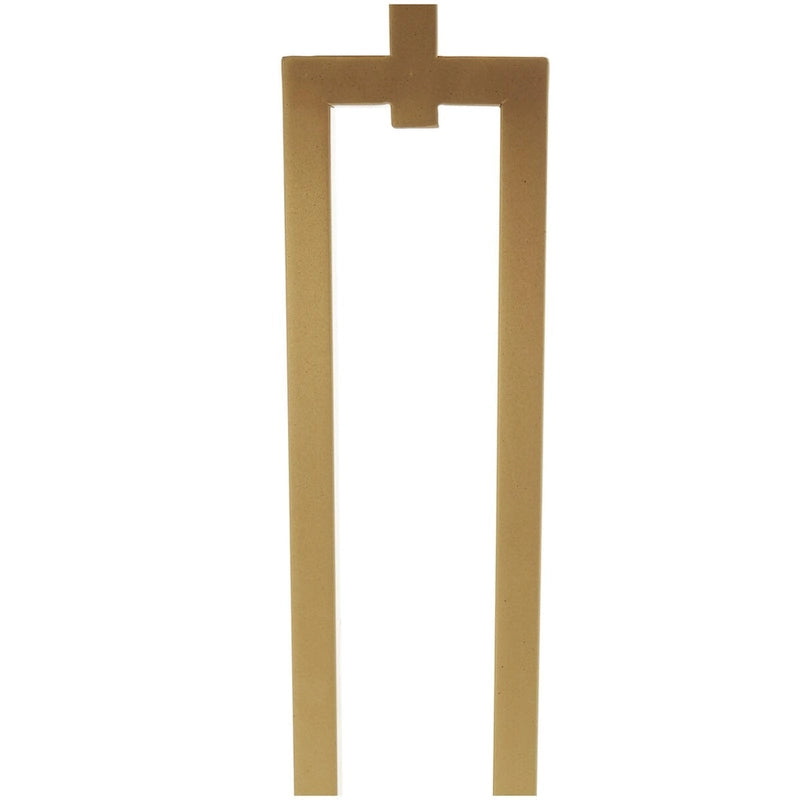 Table d'appoint ronde en marbre blanc avec support en métal doré